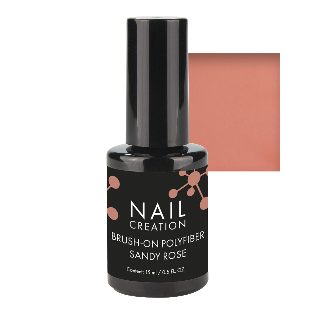 Brush on Builder Gel Polyfiber Sandy Rose-15 ml