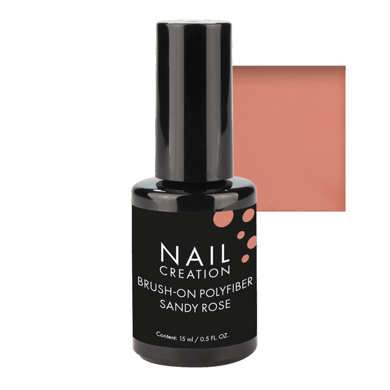 Brush on Builder Gel Polyfiber Sandy Rose-15 ml