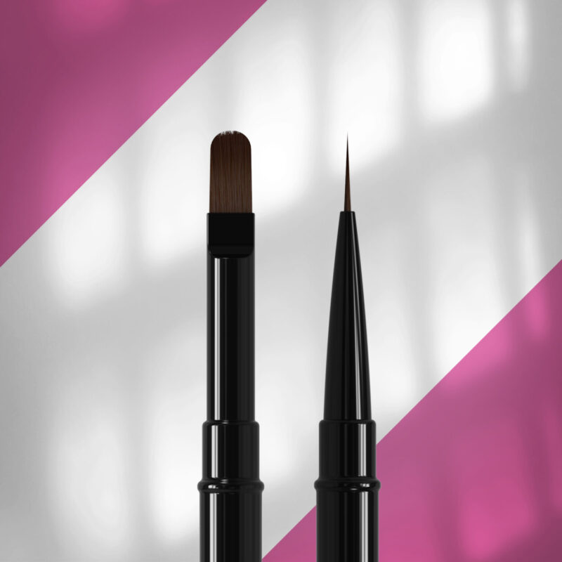 Πινέλο Gel Διπλής Όψης Staleks EXPERT 10mm/11mm - NBE-03/06