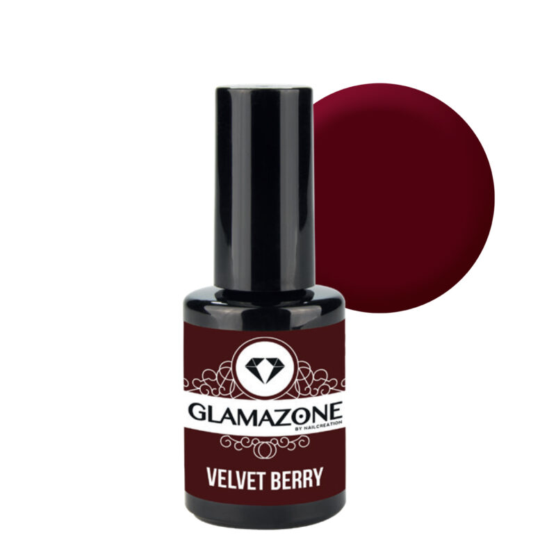 Glamazone Ημιμόνιμο Βερνίκι Velvet Berry 15 ml