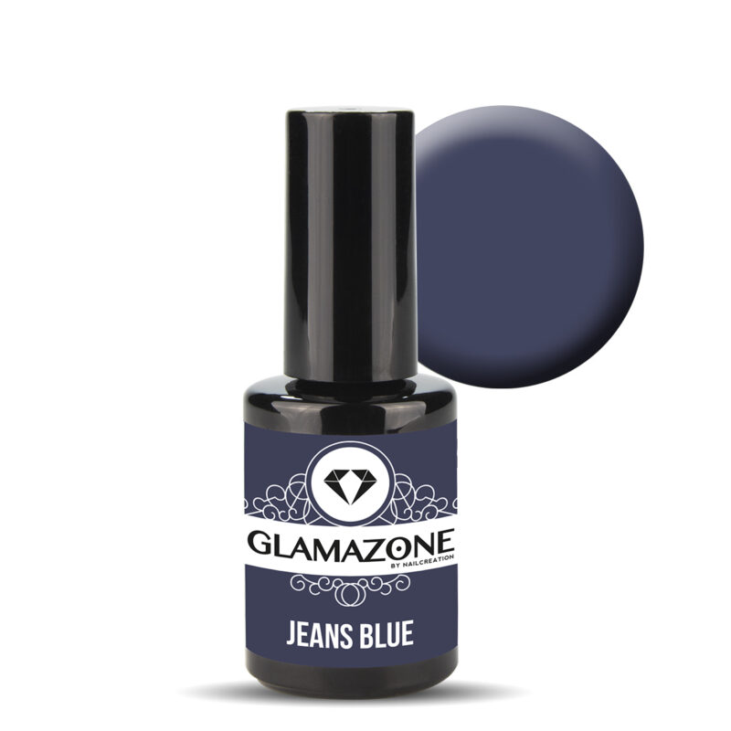 Glamazone Ημιμόνιμο Βερνίκι Jeans Blue 15 ml