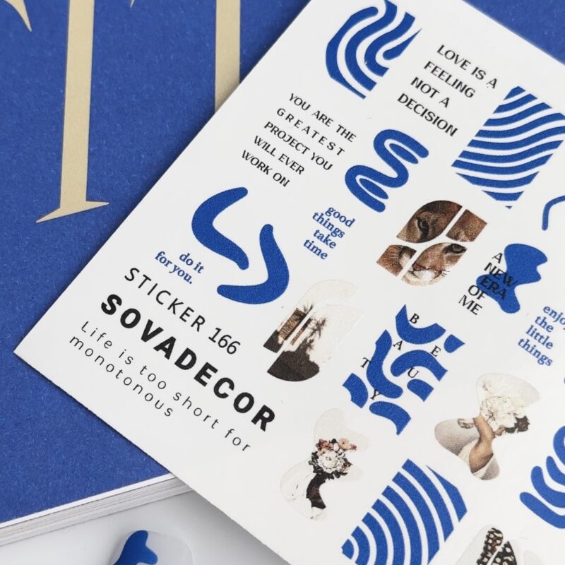 Sova Αυτοκόλλητα Blue 166
