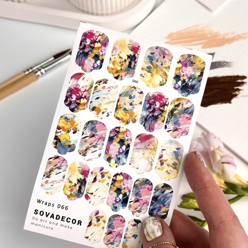 Αυτοκόλλητα Νυχιού Wraps Mani Sova - 066