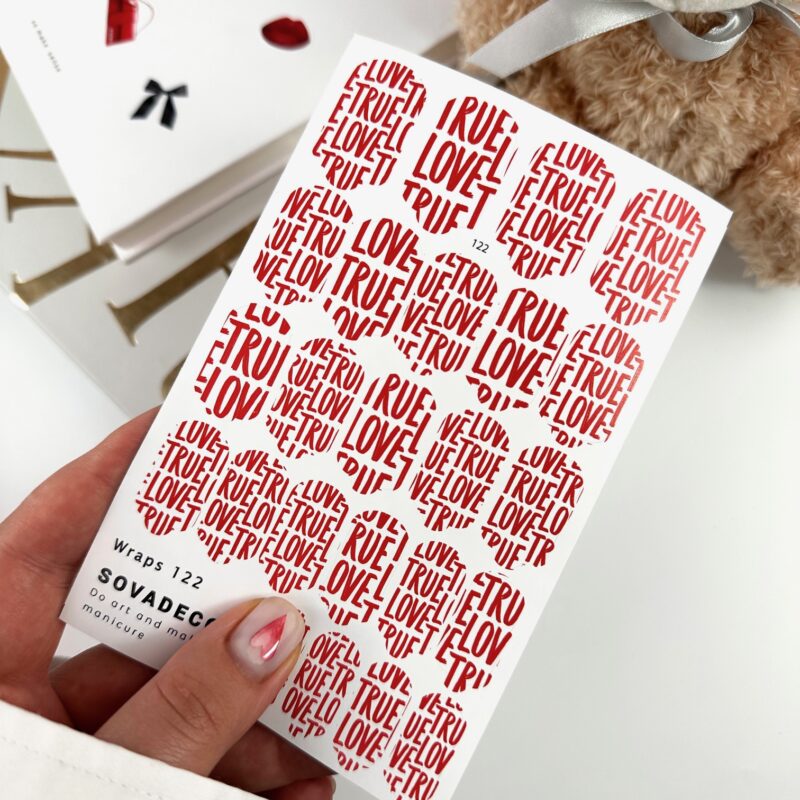 Αυτοκόλλητα Νυχιού Wraps Mani Sova 122