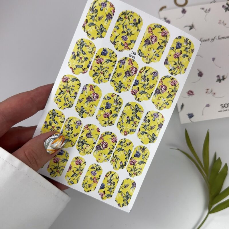 Αυτοκόλλητα Νυχιού Wraps Mani Sova 148