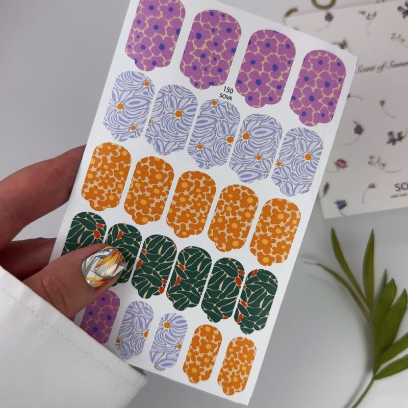 Αυτοκόλλητα Νυχιού Wraps Mani Sova 150