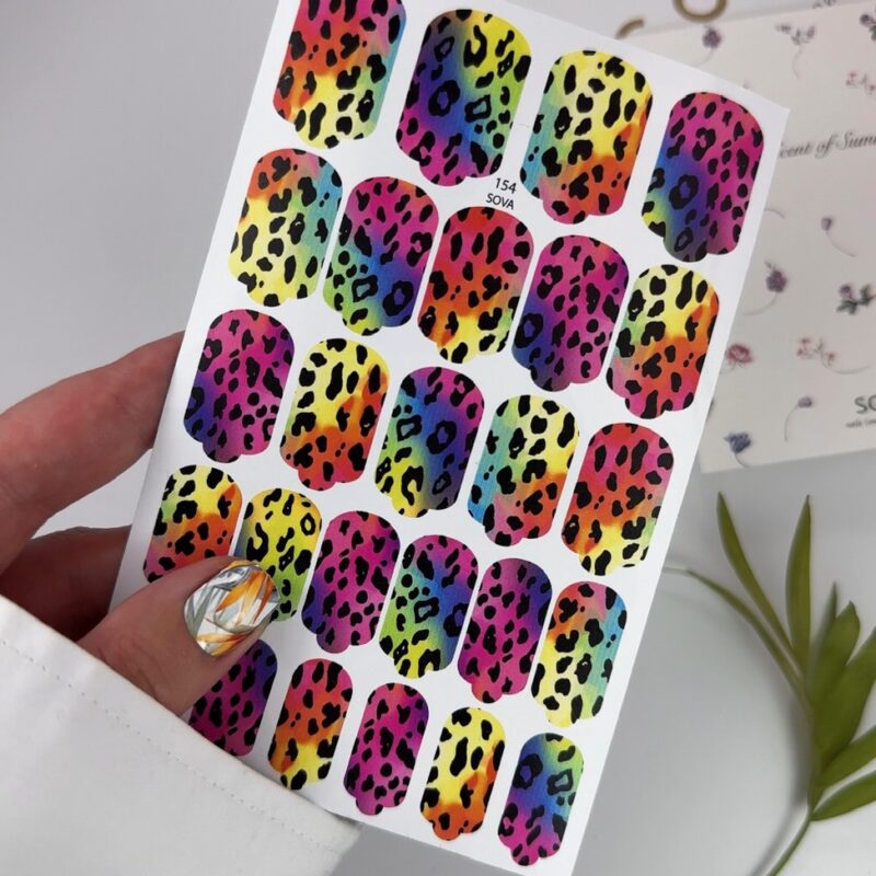 Αυτοκόλλητα Νυχιού Wraps Mani Sova 154