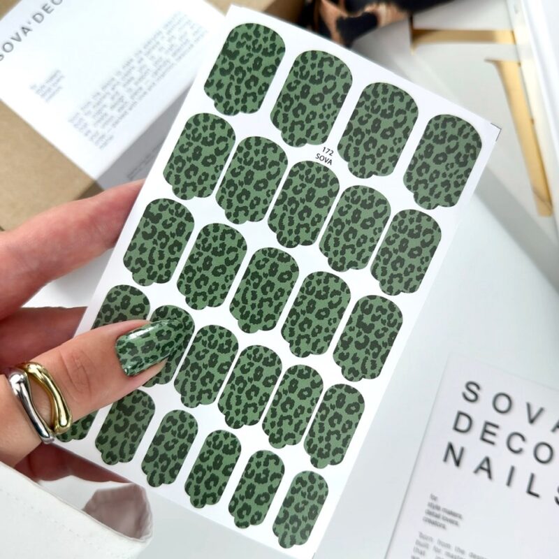 Αυτοκόλλητα Νυχιού Wraps Mani Sova 172