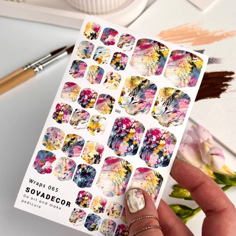 Αυτοκόλλητα Νυχιού Wraps Pedi Sova 065