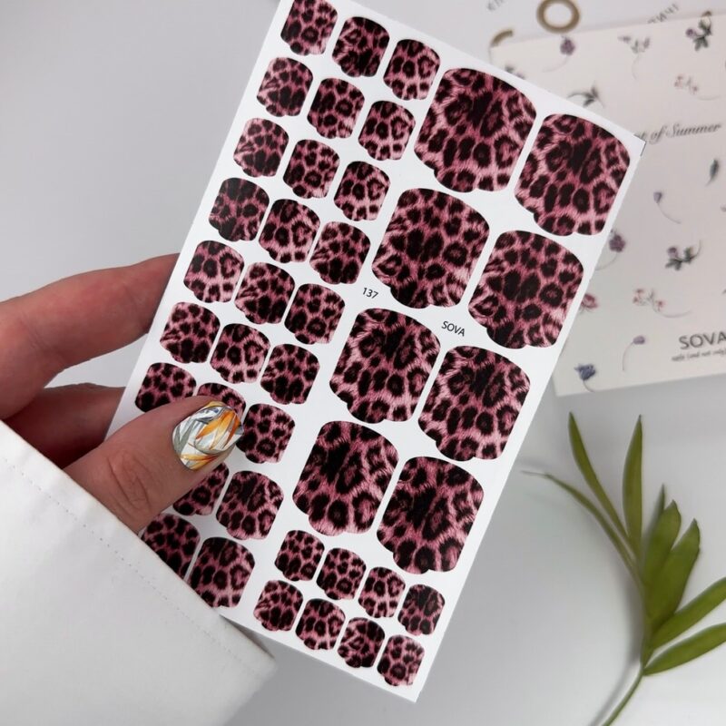 Αυτοκόλλητα Νυχιού Wraps Pedi Sova 137