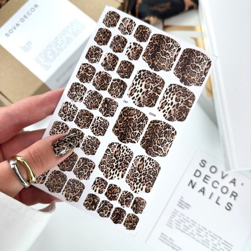 Αυτοκόλλητα Νυχιού Wraps Pedi Sova 167