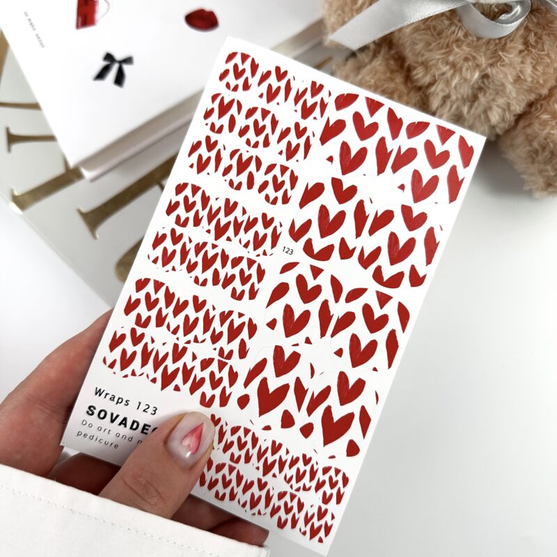 Αυτοκόλλητα Νυχιού Wraps Pedi Sova 123