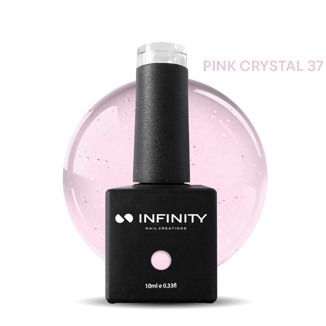 Infinity Ημιμόνιμο Pink Crystal 37 Βερνίκι 10ml
