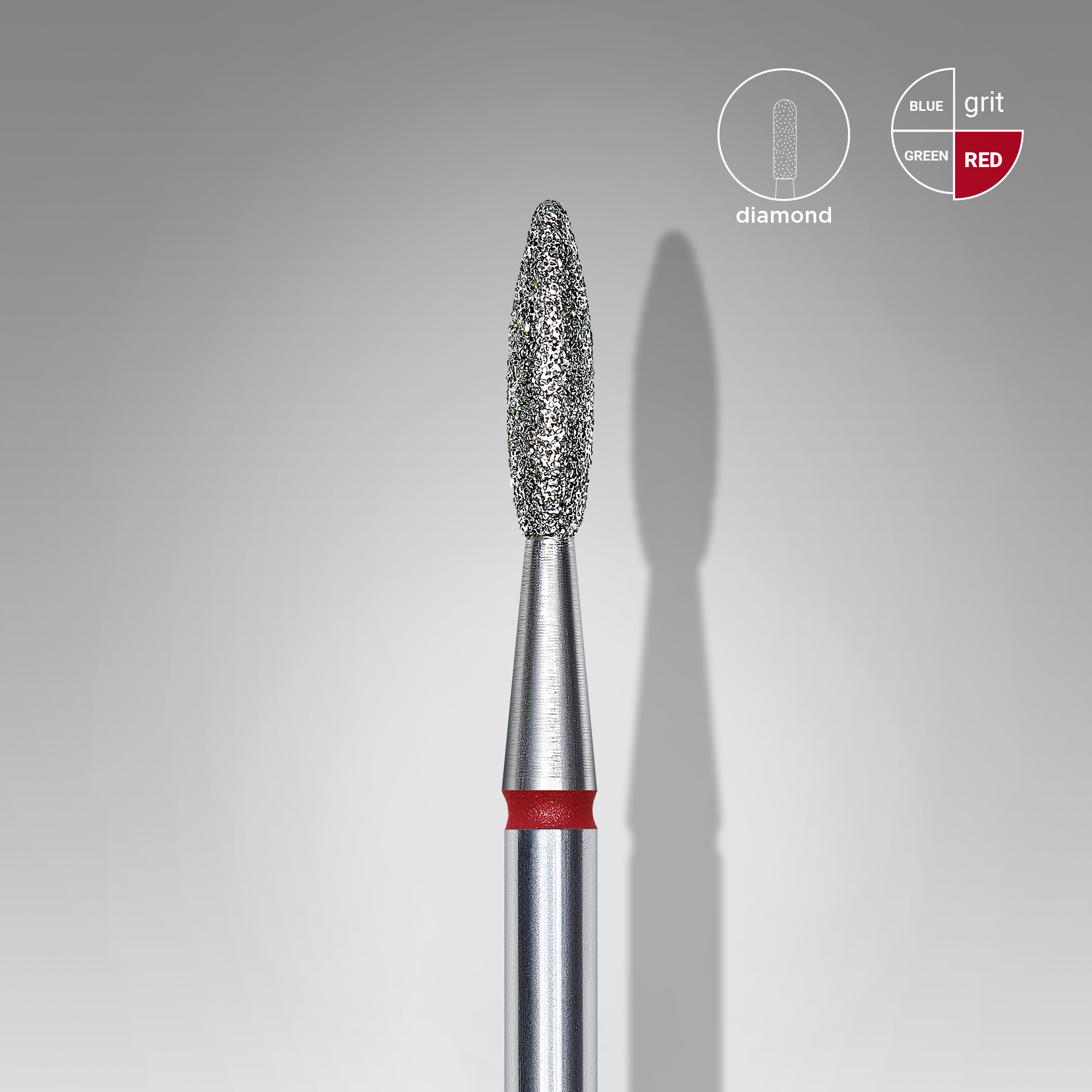 Staleks Διαμαντόφρεζα Φλόγα FA10R021/8 2.3 mm