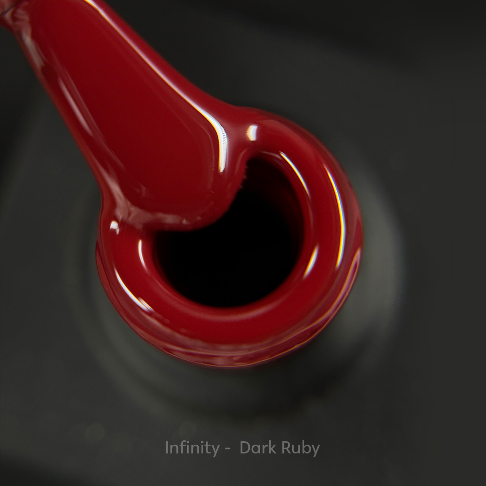 Infinity Ημιμόνιμο Βερνίκι Dark Ruby 10ml - Image 2