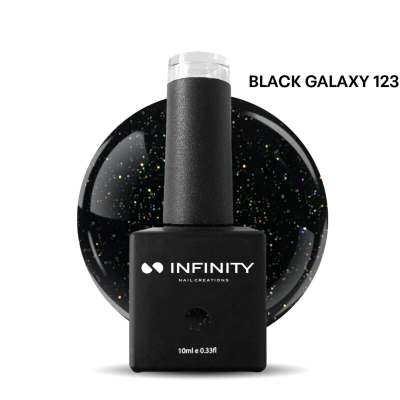 Infinity Ημιμόνιμο Βερνίκι Black Galaxy 123 10ml