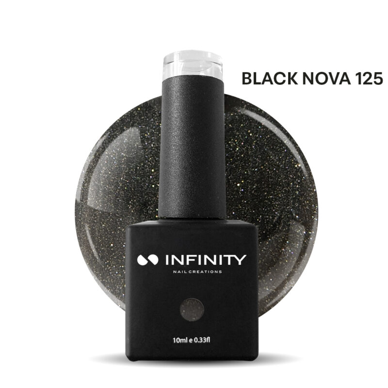 Infinity Ημιμόνιμο Βερνίκι Mag Black Nova 125 10ml