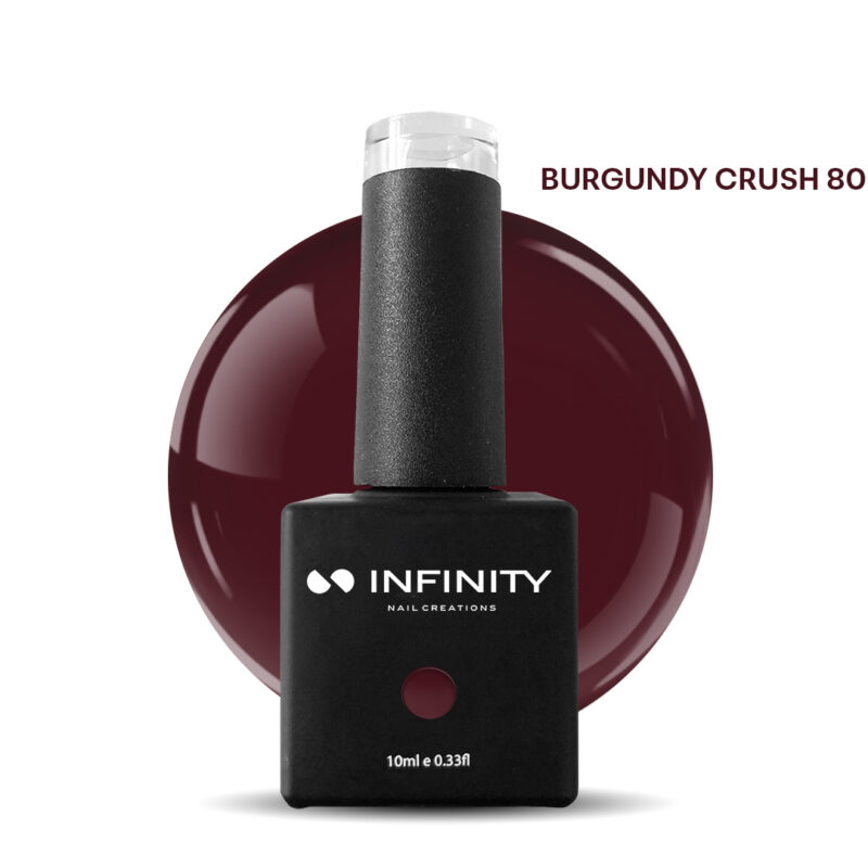 Infinity Ημιμόνιμο Βερνίκι Burgundy Crush 80 10ml