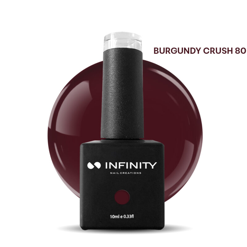 Infinity Ημιμόνιμο Βερνίκι Burgundy Crush 80 10ml