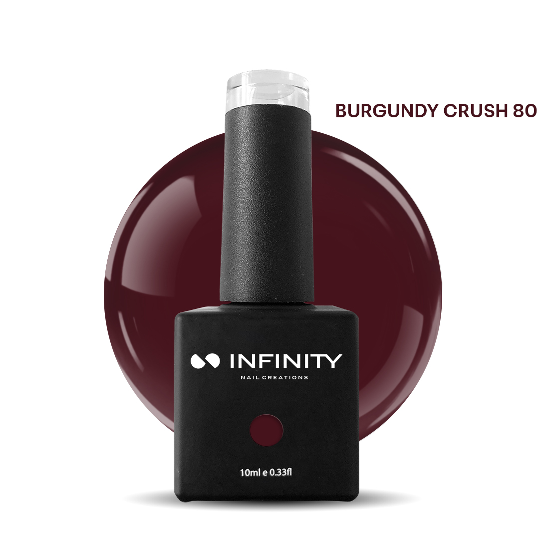 Infinity Ημιμόνιμο Βερνίκι Burgundy Crush 80 10ml