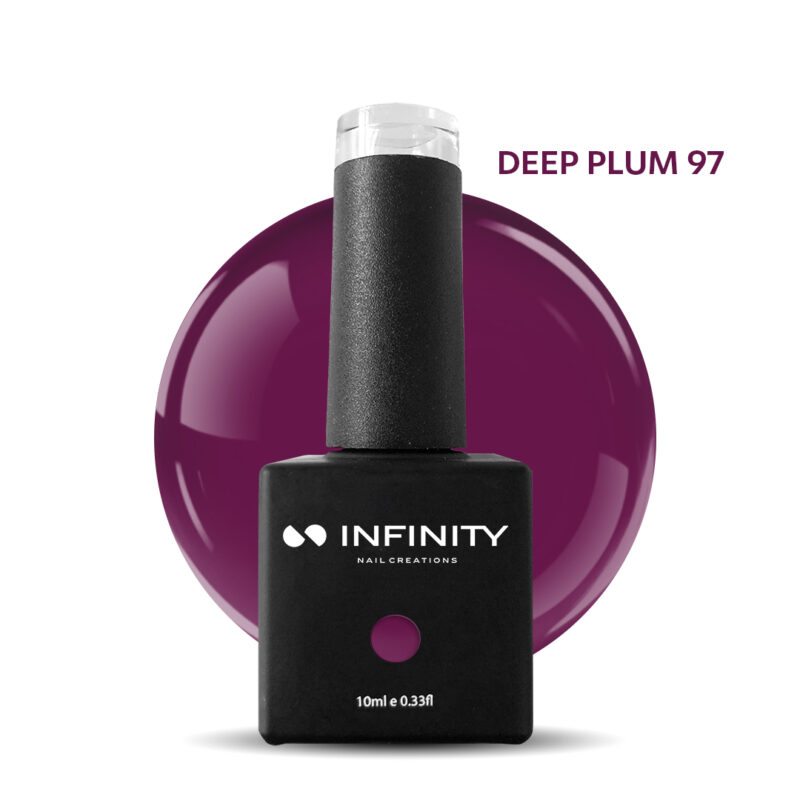 Infinity Ημιμόνιμο Βερνίκι Deep Plum 97 10ml