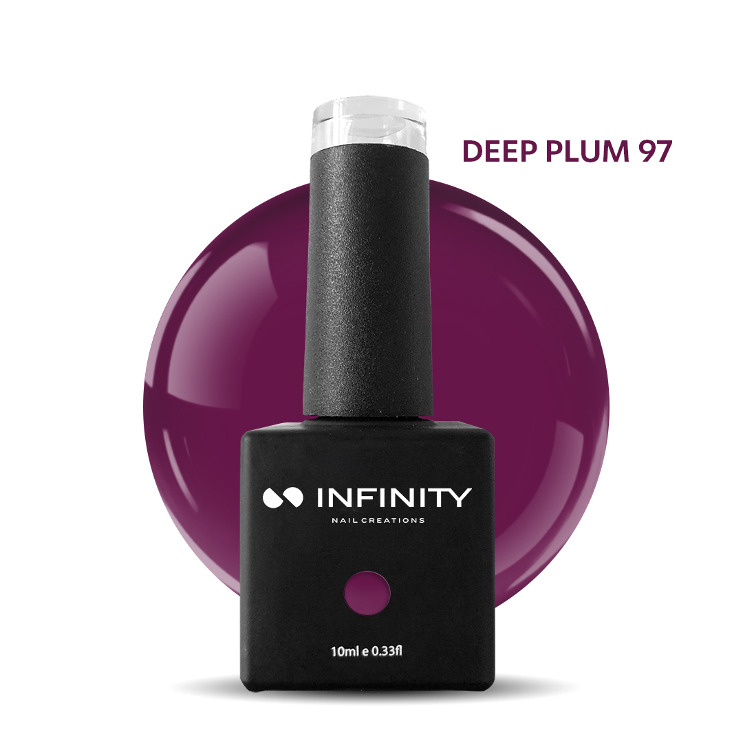 Infinity Ημιμόνιμο Βερνίκι Deep Plum 97 10ml