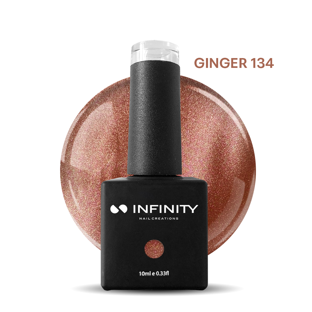 Infinity Ημιμόνιμο Βερνίκι Mag Ginger 134 10ml