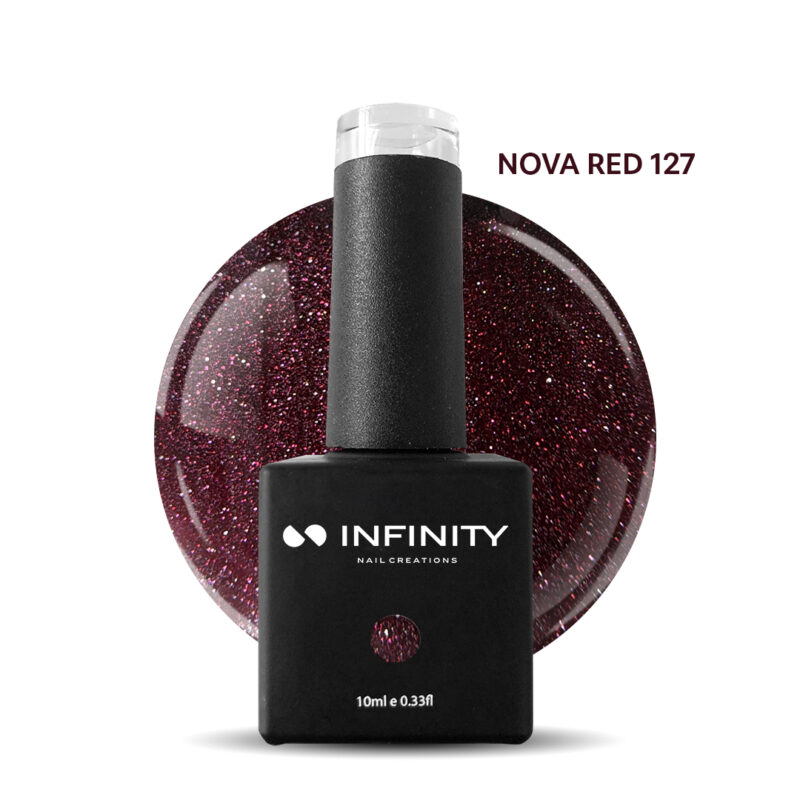 Infinity Ημιμόνιμο Βερνίκι Mag Nova Red 127 10ml