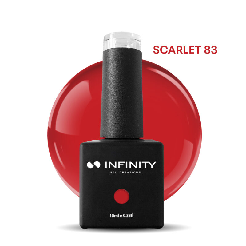 Infinity Ημιμόνιμο Βερνίκι Scarlet 83 10ml
