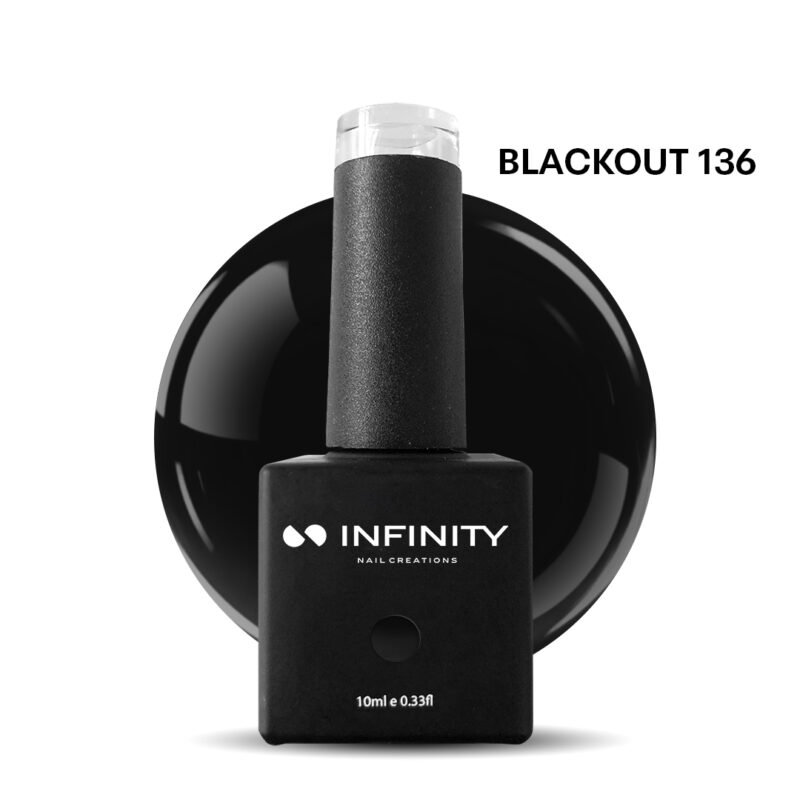 Infinity Ημιμόνιμο Βερνίκι Blackout 136 10ml