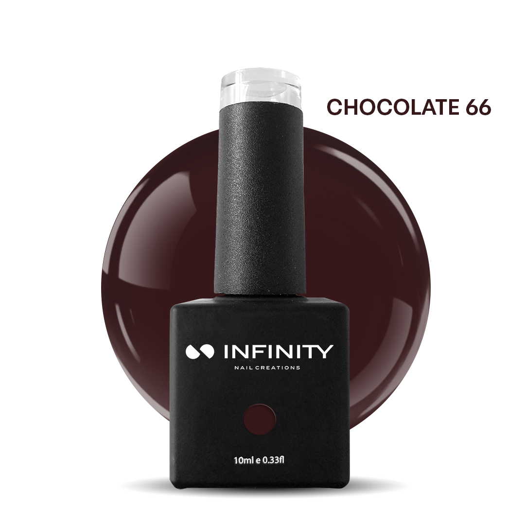 Infinity Ημιμόνιμο Βερνίκι Chocolate 66 10ml