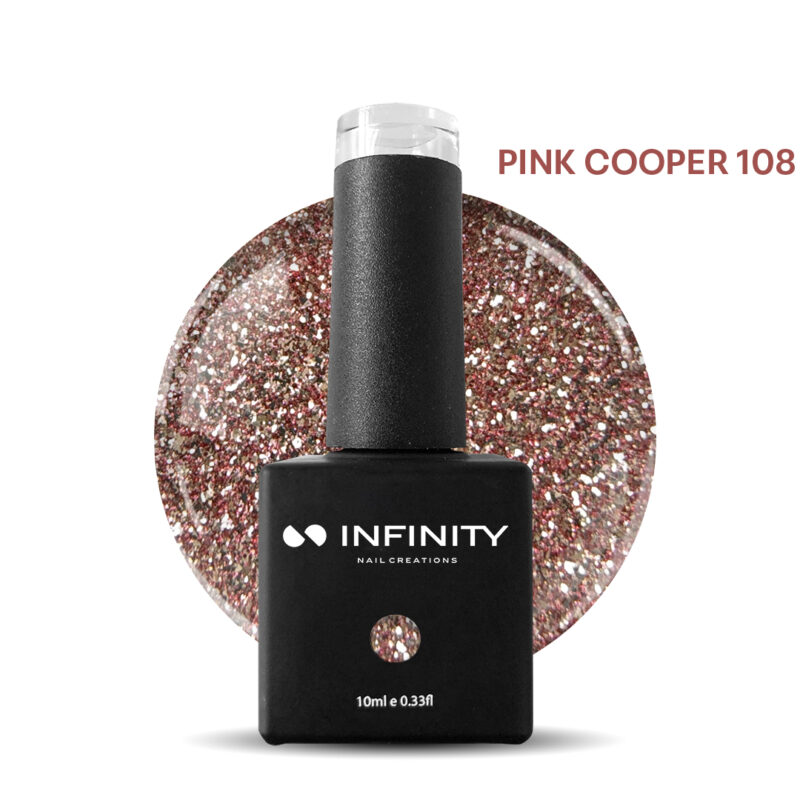 Infinity Ημιμόνιμο Βερνίκι Pink Cooper 108 10ml