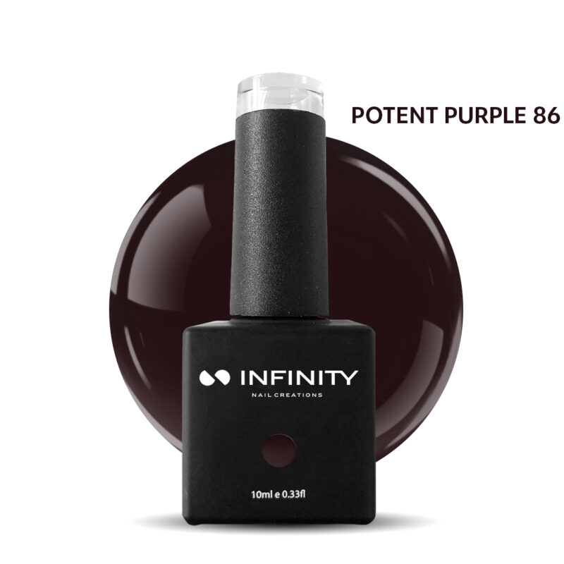 Infinity Ημιμόνιμο Βερνίκι Potent Purple 86 10ml