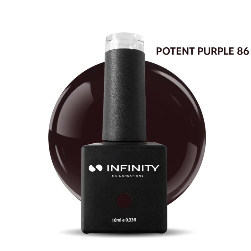 Infinity Ημιμόνιμο Βερνίκι Potent Purple 86 10ml