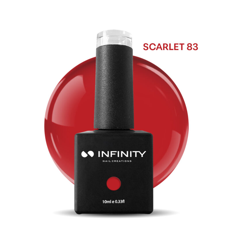Infinity Ημιμόνιμο Βερνίκι Scarlet 83 10ml