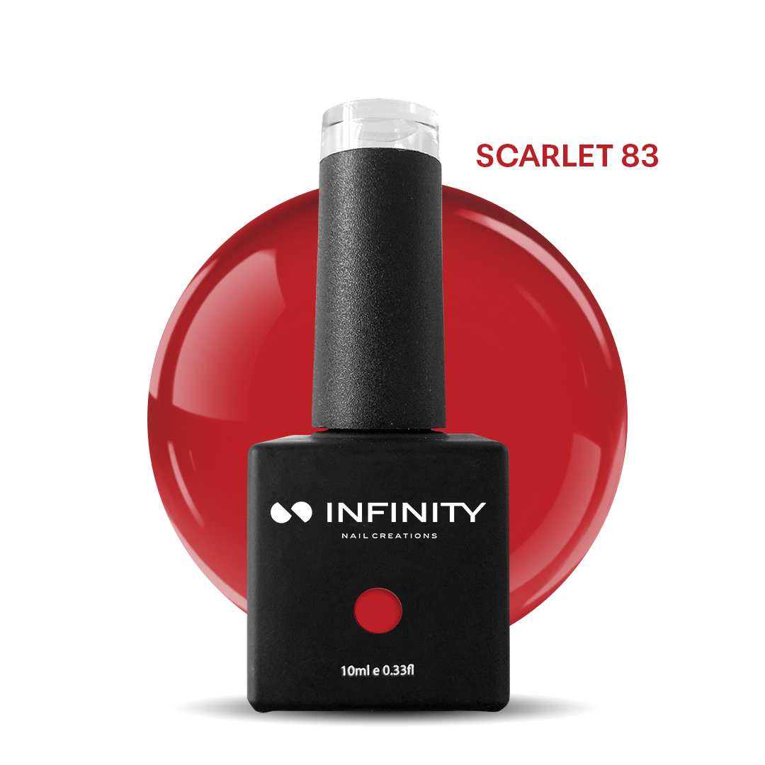 Infinity Ημιμόνιμο Βερνίκι Scarlet 83 10ml