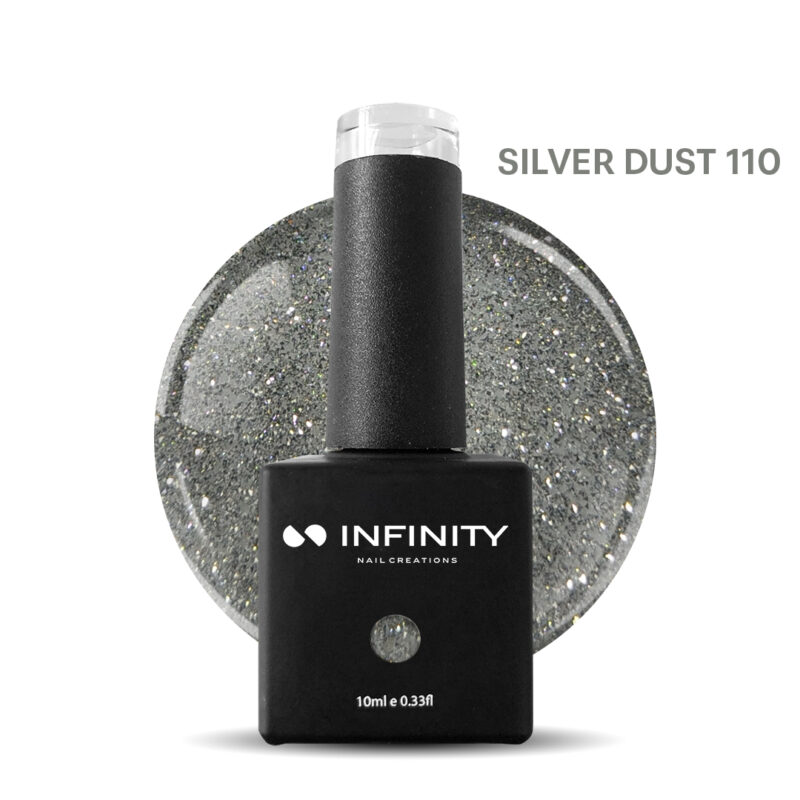 Infinity Ημιμόνιμο Βερνίκι Silver Dust 110 10ml
